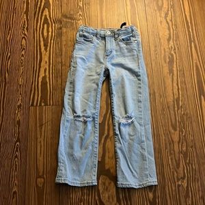 Little girl mom jeans